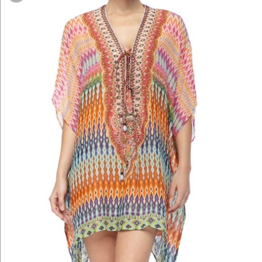 Lace up Camilla Caftan